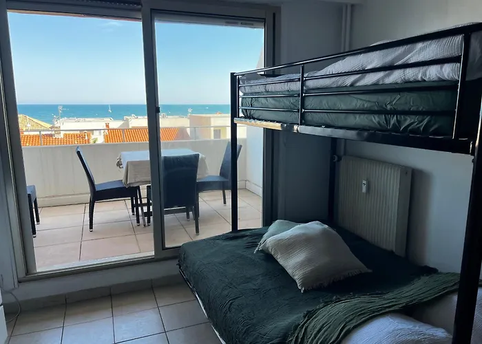 Carnon Vue Mer, Charmant Studio Plages Clim Restaurants Commerces